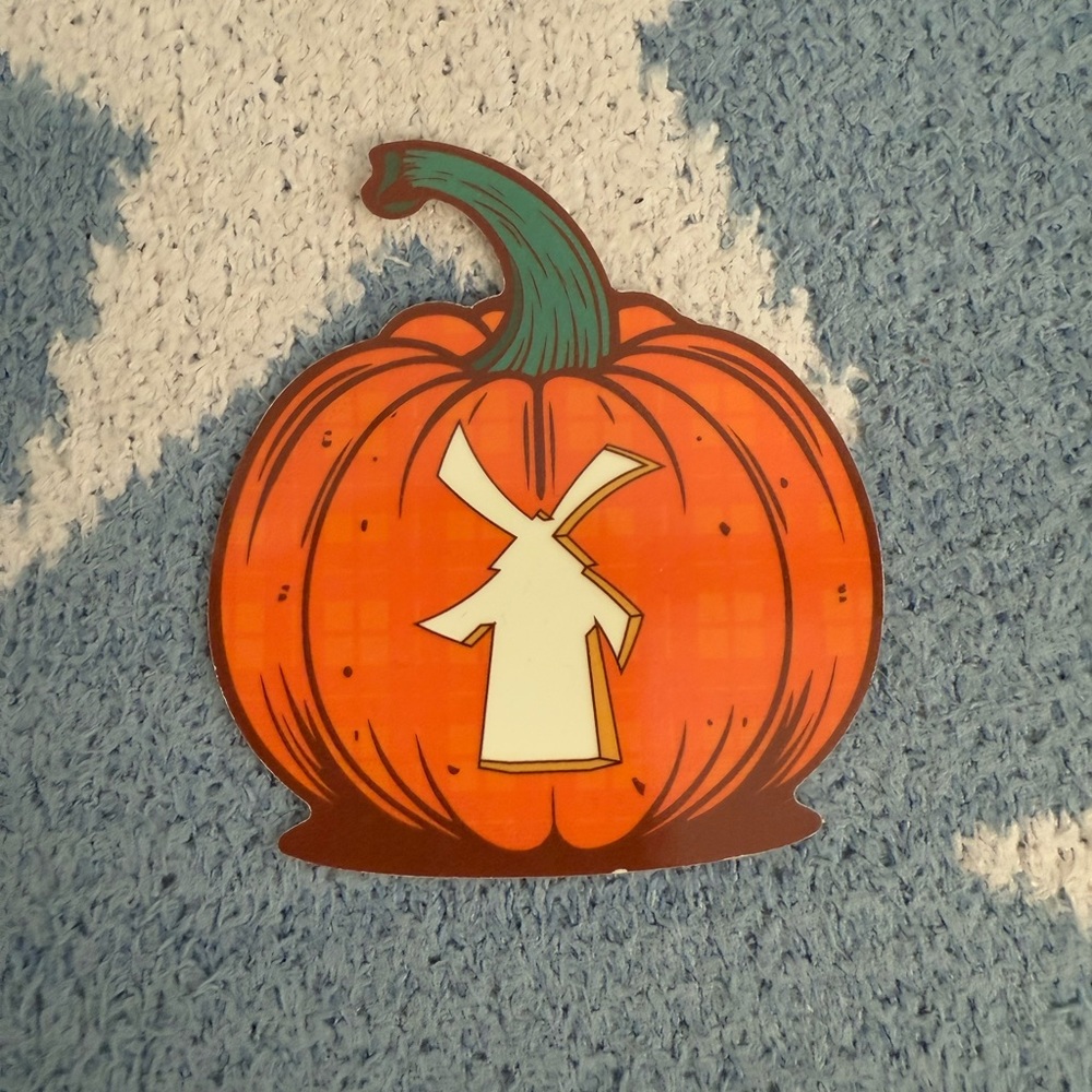 Dutch bro sticker pumpkin glow in the dark